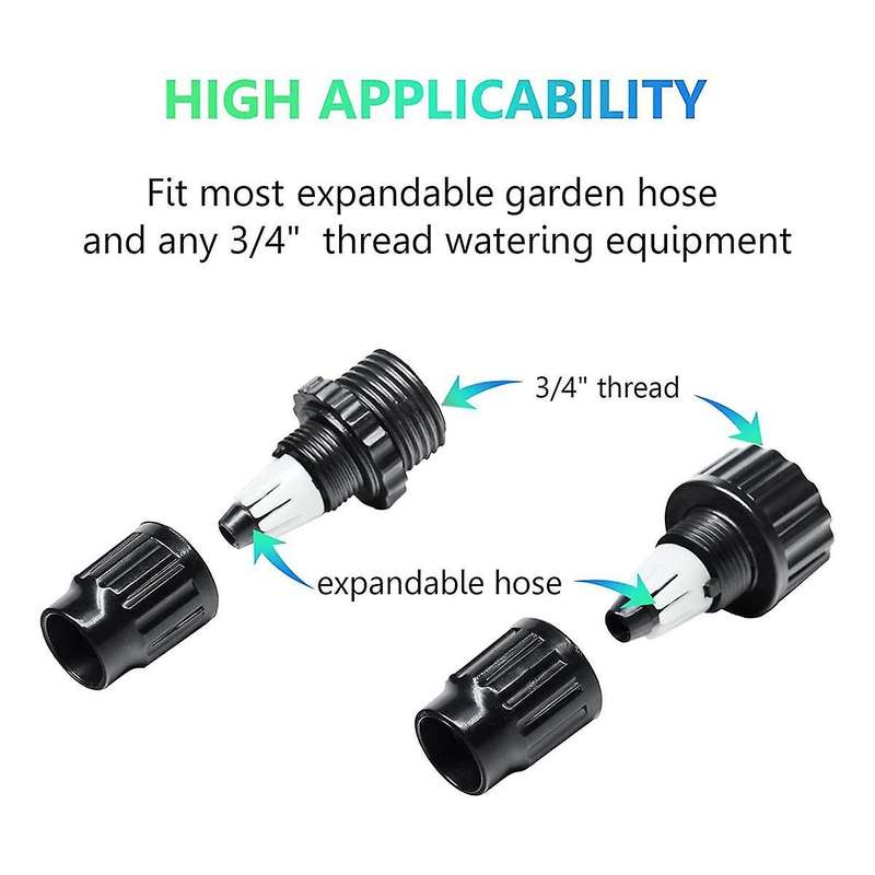 4 Pcs Drip Irrigation Pressure Regulator 25 PSI & Faucet Adapter Kit, Pressure Regulator,Drip Irriga