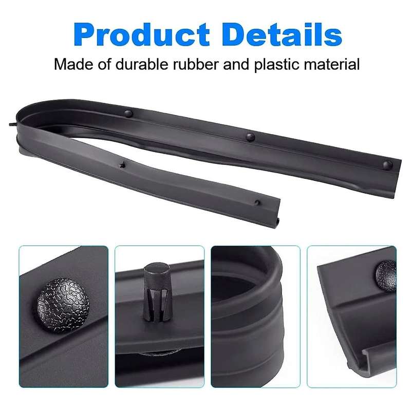 4 Pcs Door Lower Rubber Weather Strip Seal Kit for F250 F350 F450 F550 Excursion F81z-2520758-aa
