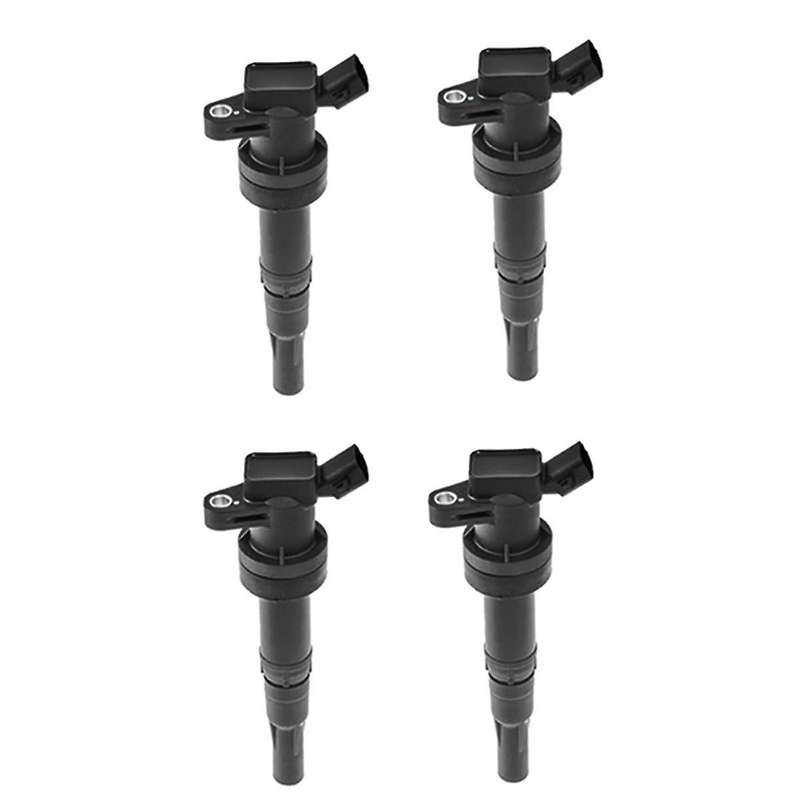 4 Pcs Engine Ignition Coil for 2014-2017 Accent I25 L4 1.4l 2730103200 27301-03200