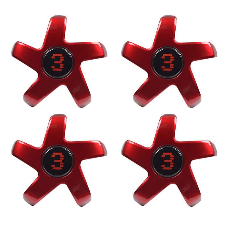4 Pcs for Model 3 Wheel Hub Center Cover Car Wheel Protective Cover Decorative Cover for Black+Red