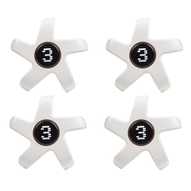 4 Pcs for Model 3 Wheel Hub Center Cover Car Wheel Protective Cover Decorative Cover for White