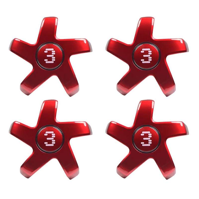 4 Pcs for Wheel Hub Center Cover Car Wheel Protective Cover Decorative Cover for Red