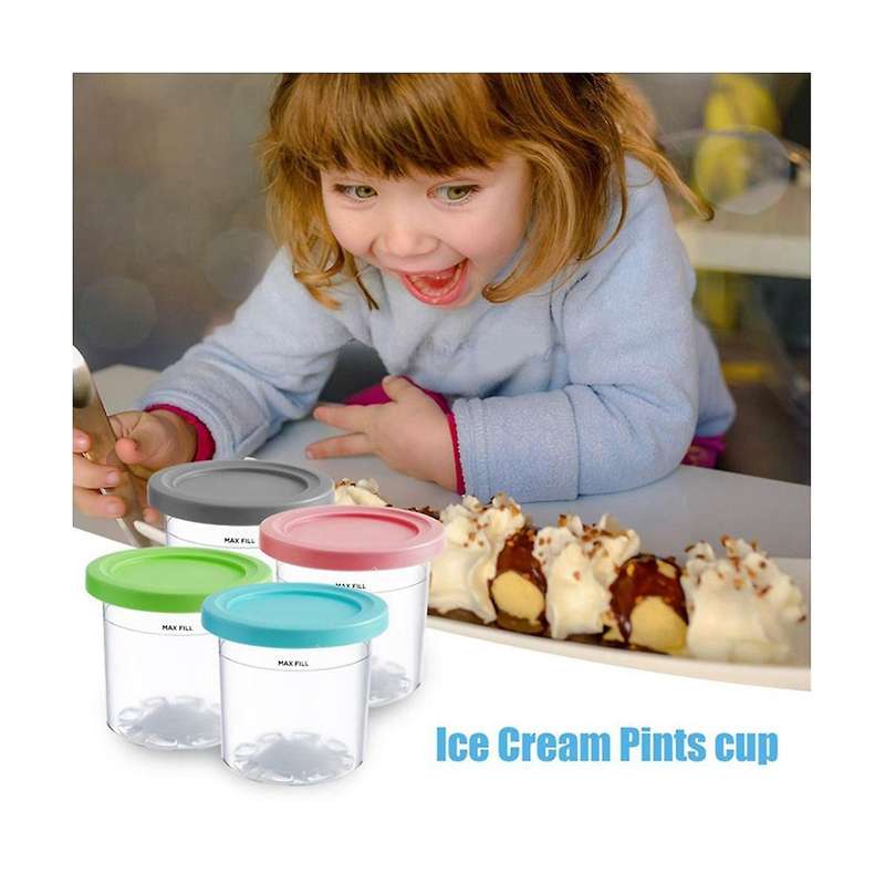 4 Pcs for Ninja Xskplid2cd Compatible with Nc299amz and Nc300s Series Cream Ice Cream Makers 1 Pint