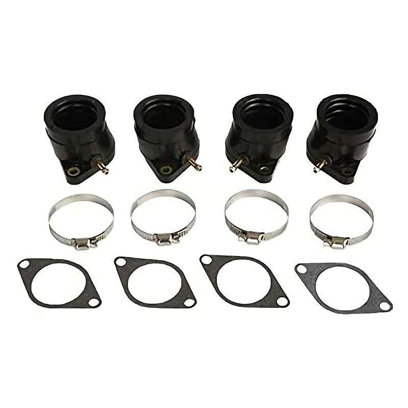 4 Pcs for XJ650 Intake Manifolds Holders with Gaskets Kit Set 5G2-13586-02-00