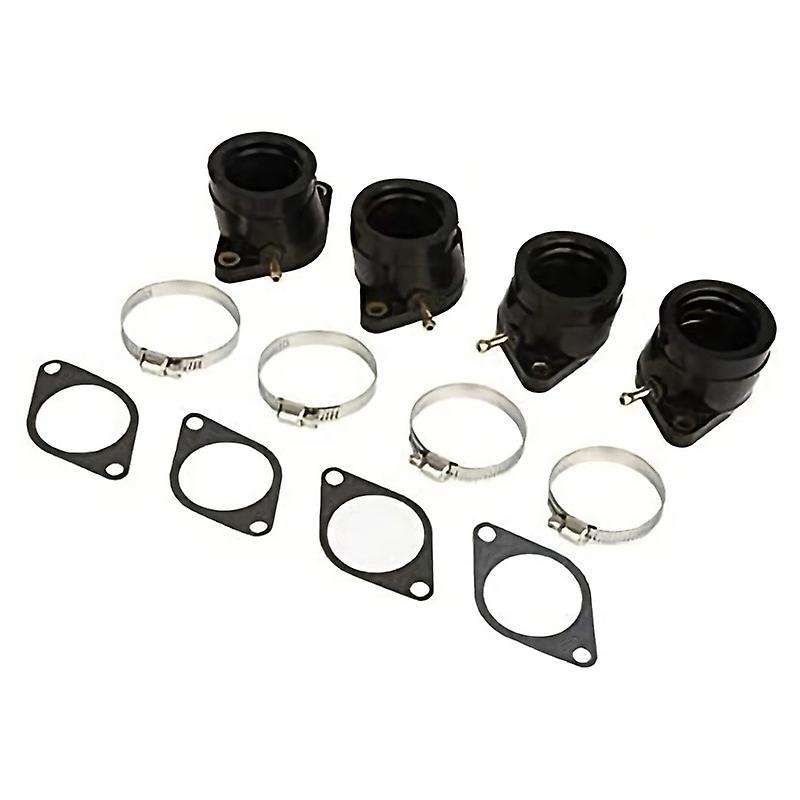 4 Pcs for XJ650 Intake Manifolds Holders with Gaskets Kit Set 5G2-13586-02-00
