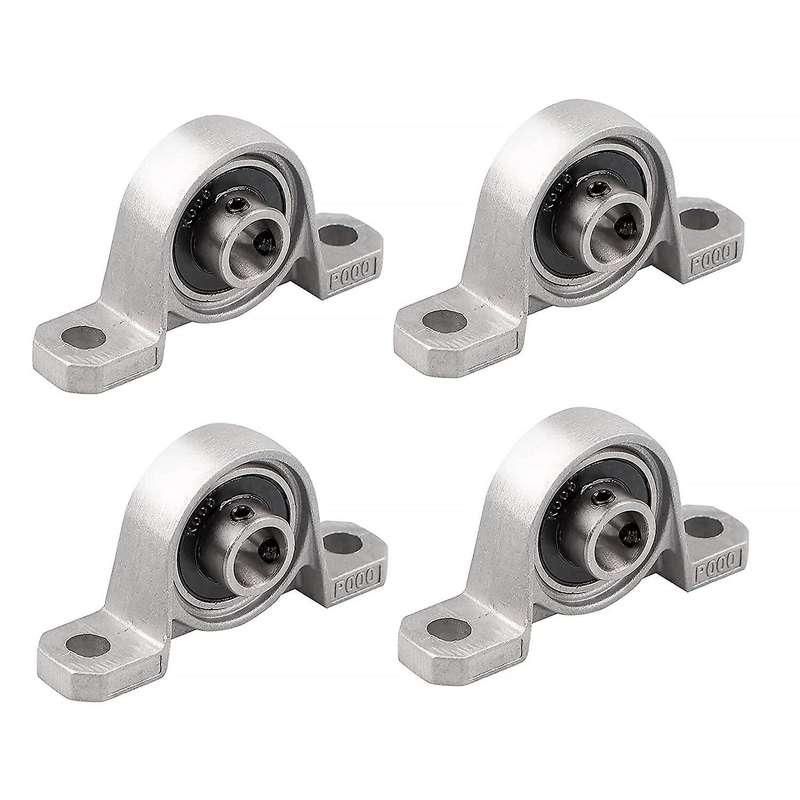 4 Pcs Housing Flange 10mm Kp000 Ball Block Pillow Block for Spare Parts for 3d Printer