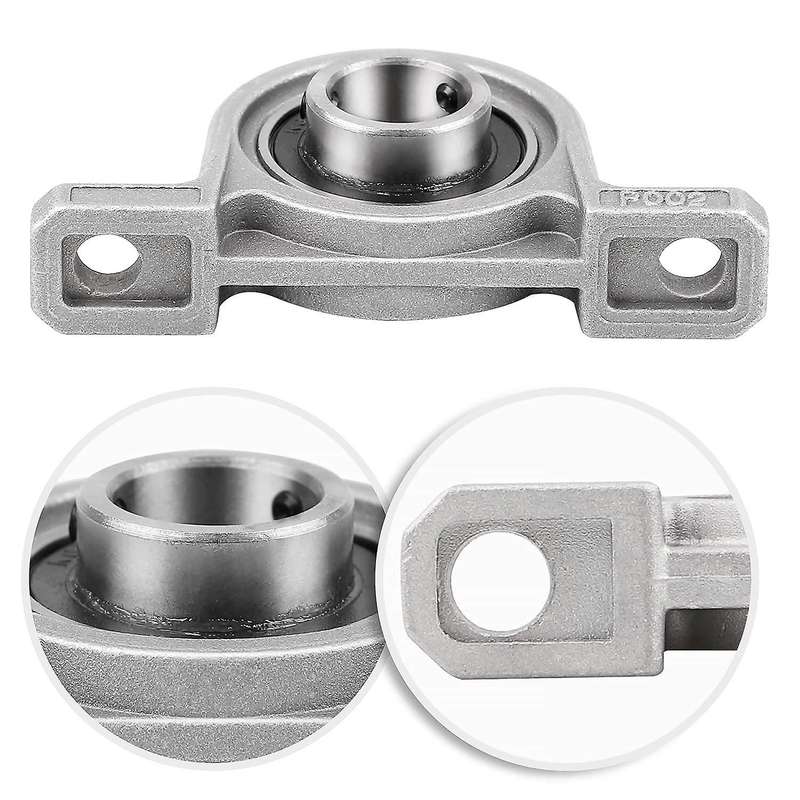 4 Pcs Housing Flange 10mm Kp000 Ball Block Pillow Block for Spare Parts for 3d Printer
