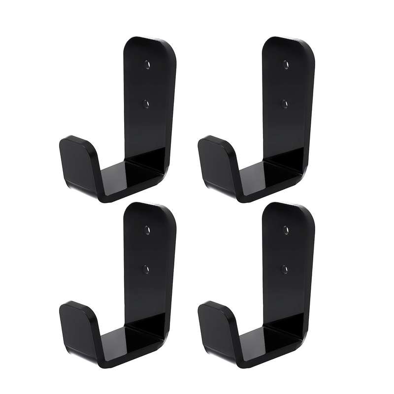 4 PCS Hockey Stick Display Holder Wall Mount, Golf Club Display Rack, Hockey Stick ,for Horizontal H