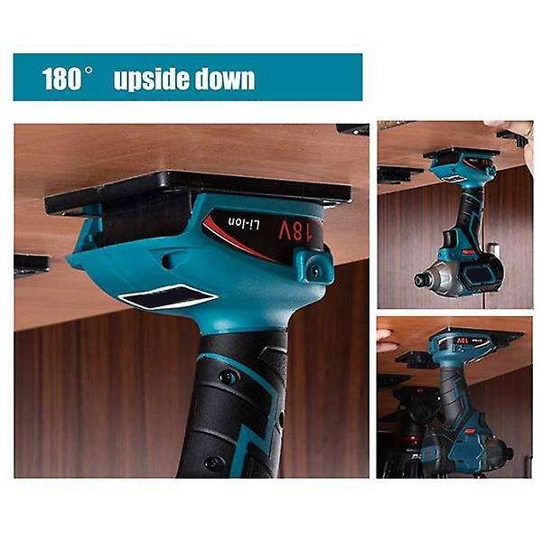 4 Pcs Holder Mount Brackets Hook Storage Rack Organizer Fixing Devices for 18v Drill