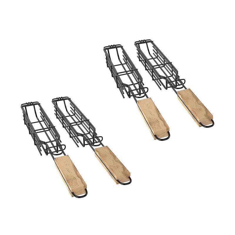 4 Pcs Grilling Basket for Outdoor Grilling - Non Stick Grill Basket for Grilling Vegetables, Meat &