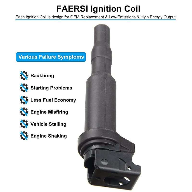 4 Pcs Ignition Coil for 325I 325Ci 328I 330Ci 335I 0221504470