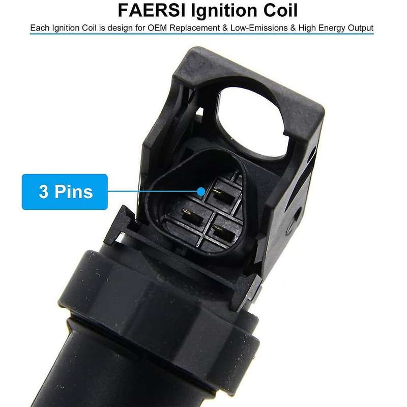 4 Pcs Ignition Coil for 325I 325Ci 328I 330Ci 335I 0221504470