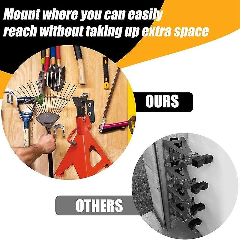 4 Pcs Jack Stands Wall Mount Organizer, Car Jack Stands Storge Rack/hanger/hook Wall Mount Heavy Du