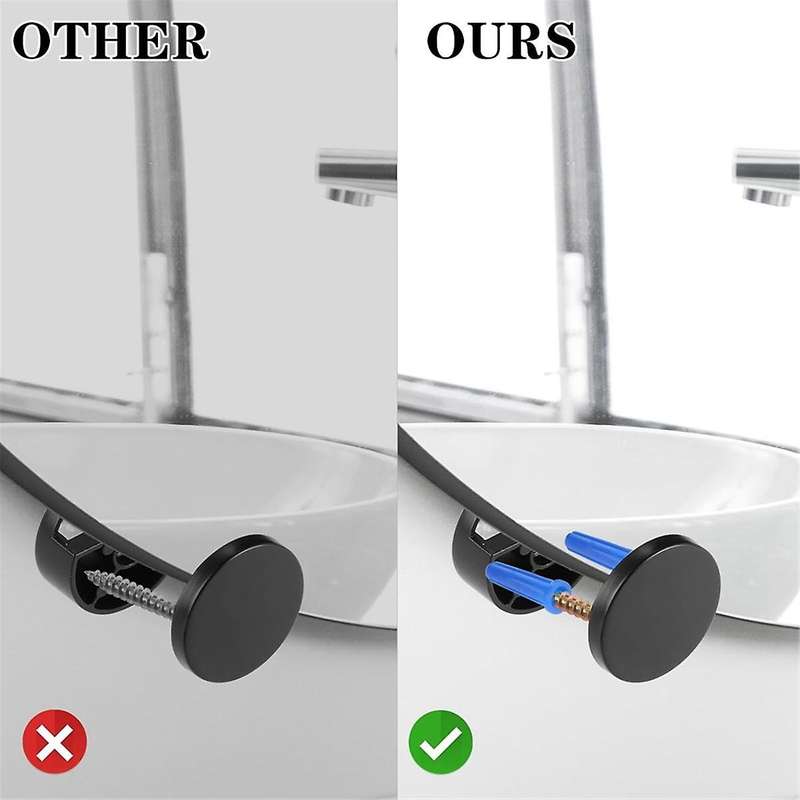 4 Pcs Mirror Mounting Hardware Frameless Adjustable Holders Clips Fixing Mirror Hanging Kit with Dut