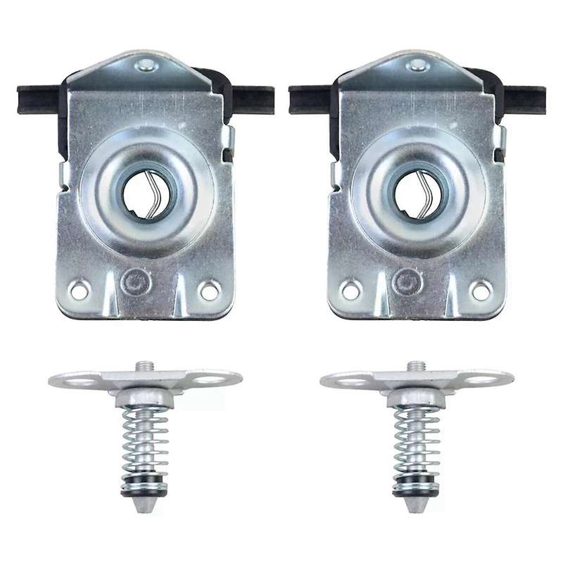 4 PCS Lower & Upper Left & Right Catch Latch Hood Lock for E46 E39 E52 E53 51238229807 51238203859