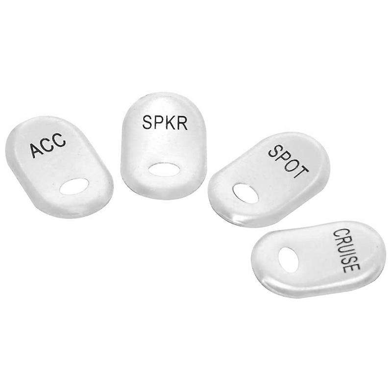 4 Pcs Motorcycle Rocker Switch Cover Button Cover Kit for Road Glide