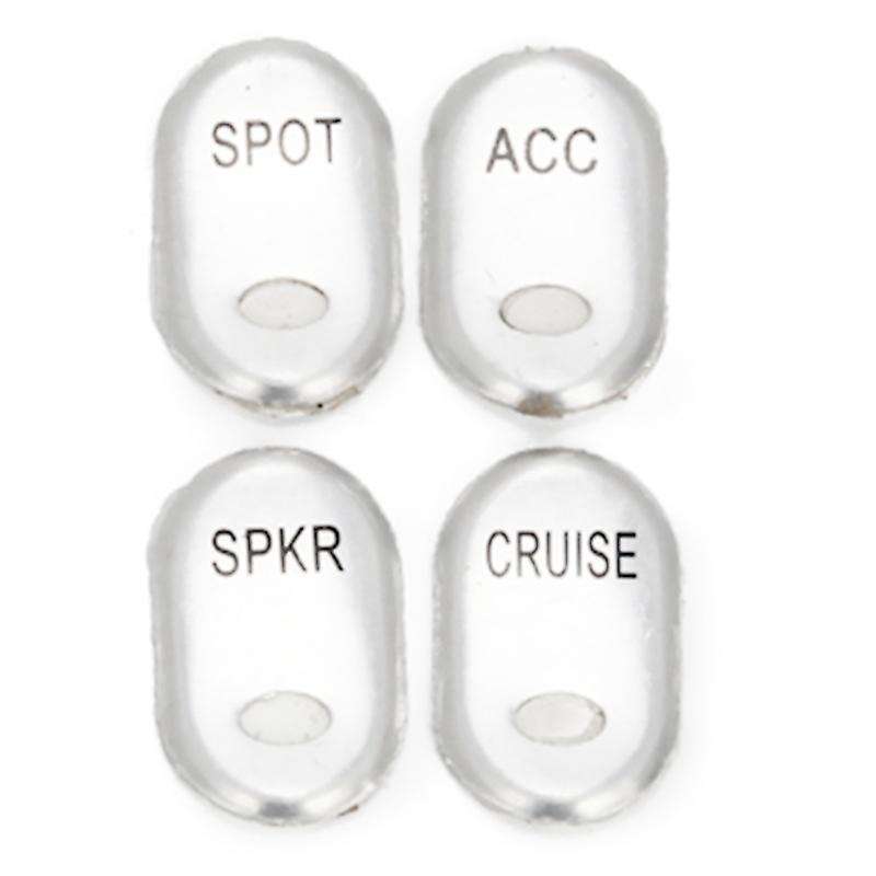 4 Pcs Motorcycle Rocker Switch Cover Button Cover Kit for Road Glide