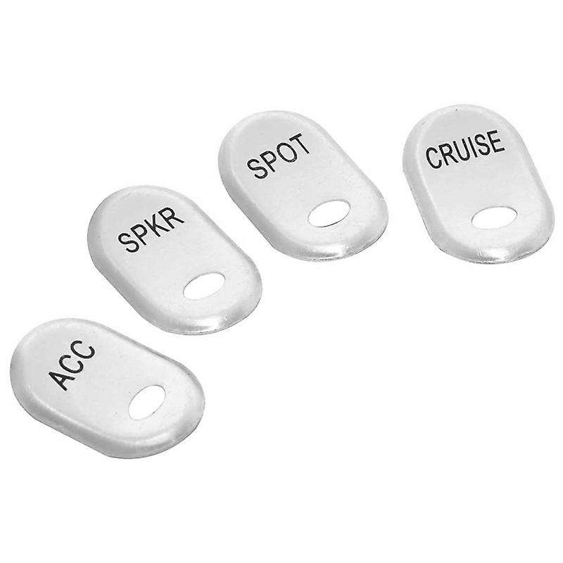 4 Pcs Motorcycle Rocker Switch Cover Button Cover Kit for Road Glide