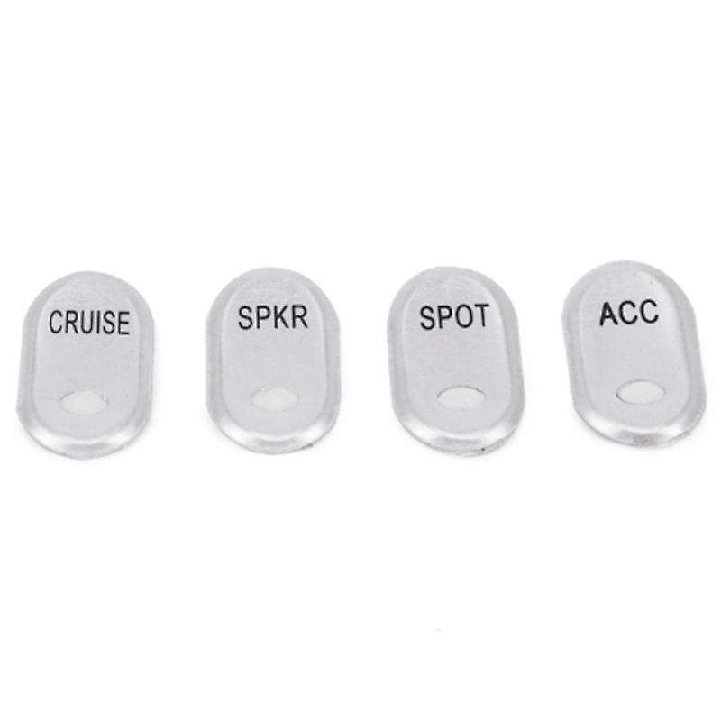 4 Pcs Motorcycle Rocker Switch Cover Button Cover Kit for Road Glide