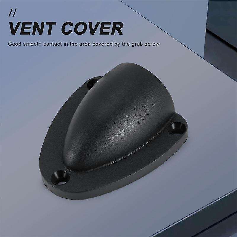 4 Pcs Nylon 2.5inch Marine Wire Cable Vent Cover, Clamshell Vent for Boat, Edge Thickness 1/8inch,w