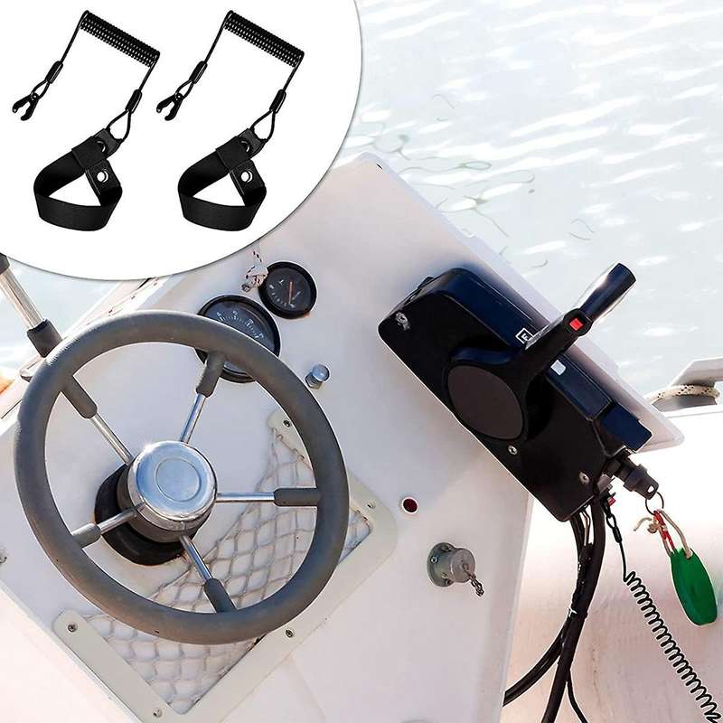 4 Pcs Outboard Lanyard Jet Ski Key Universal Outboard Switch Keys Safety Boat Motor Outboard Engine