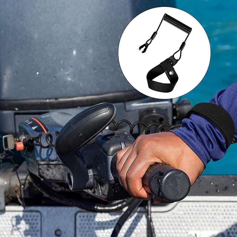 4 Pcs Outboard Lanyard Jet Ski Key Universal Outboard Switch Keys Safety Boat Motor Outboard Engine