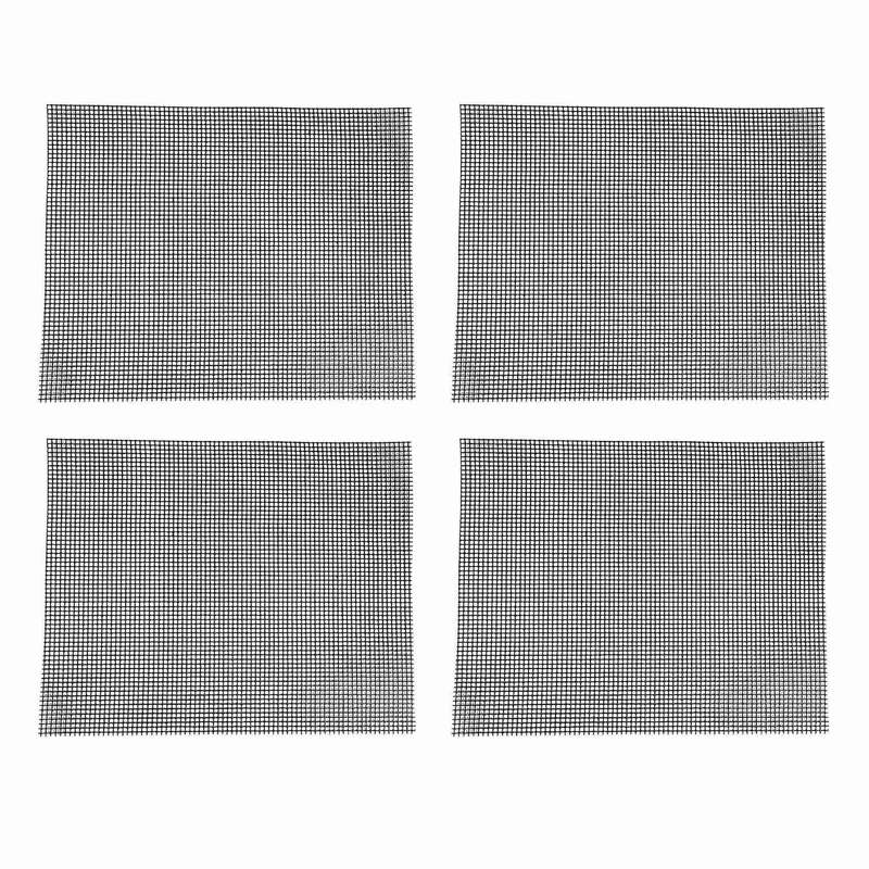 4 Pcs Non Stick BBQ Grill Mesh Reusable Grilling Net Barbecue Mat for Grilling,Cooking,Baking,Barbe
