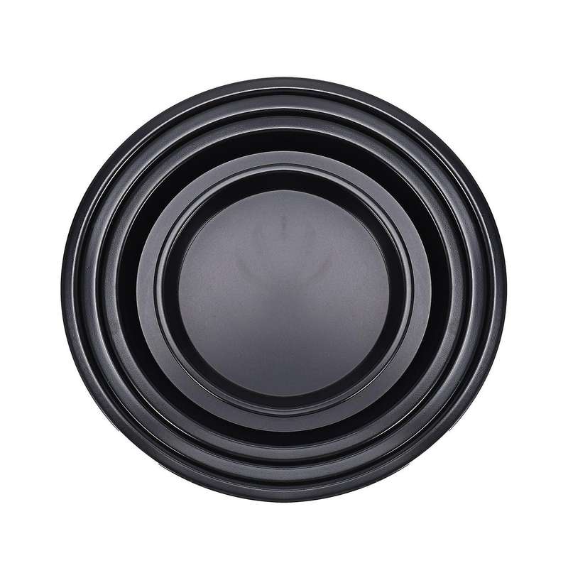 4 Pcs Non-stick Pizza Baking 6 8 9 10-inch Diameter Pizza Tray,round Pizza Bakeware Kitchen Oven Ba