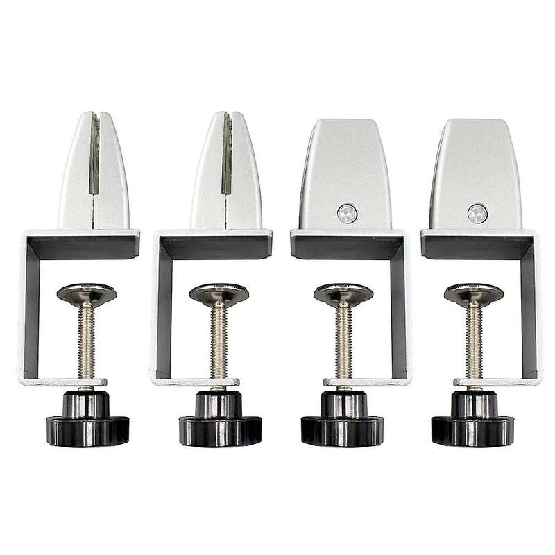 4 Pcs Office Desk Divider Clamp Privacy Screen Holder Bracket Screen Baffle Clamp Partition for Tabl