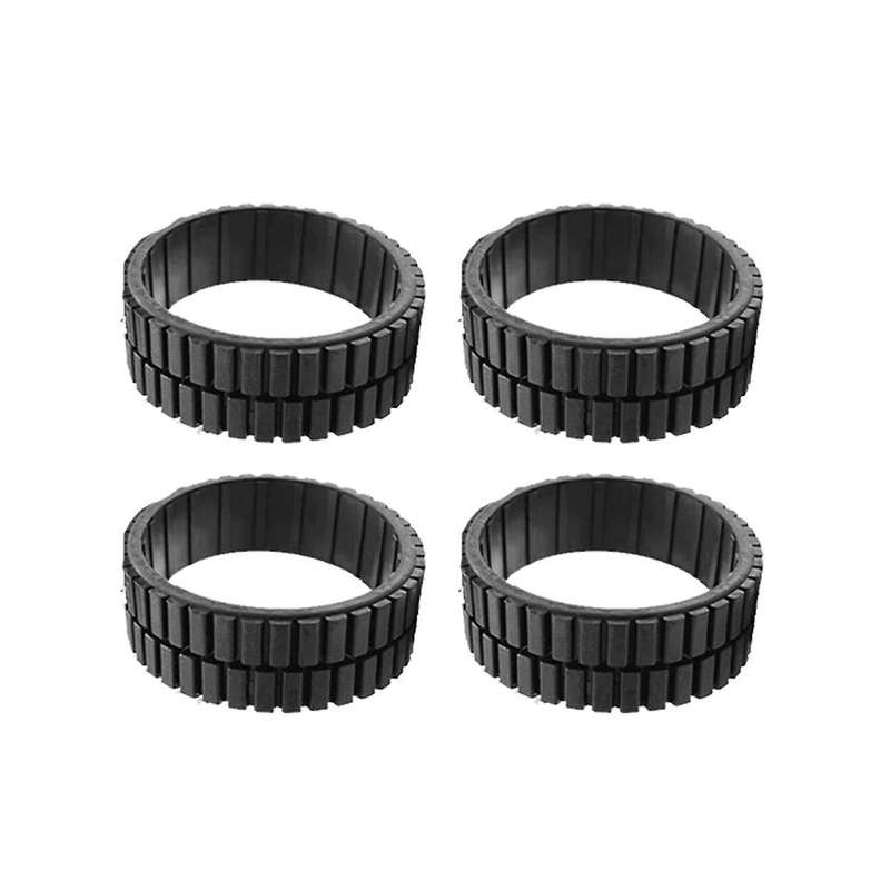 4 Pcs Non- Wheel Tires for Braava 380 380t 320 Mint5200 Robot Vacuum Cleaner