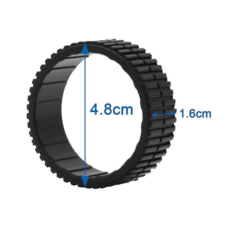 4 Pcs Non- Wheel Tires for Braava 380 380t 320 Mint5200 Robot Vacuum Cleaner