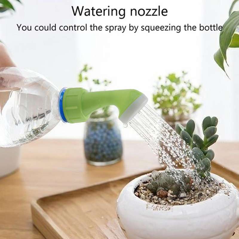 4 Pcs Portable Plastic Plant Flower Watering Sprinkler Nozzle, 22mm Bottle Watering Spout Cap Conve