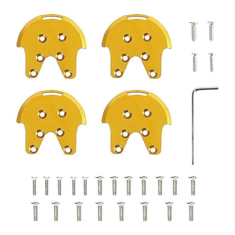 4 Pcs Protective Motor Mount Base Crack Repair Kit for Phantom3 Parts(Gold)