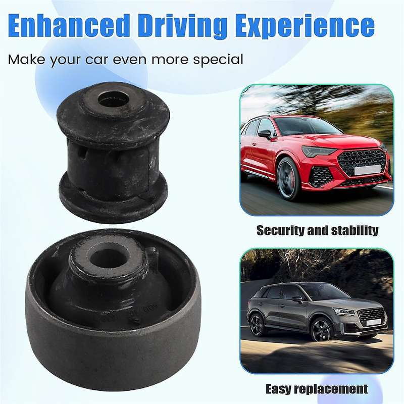 4 Pcs Rubber Sleeve Front Control Arm Bushing for Golf 7 Mk7 B8 A3 Q2 5Q0407182 5Q0407183