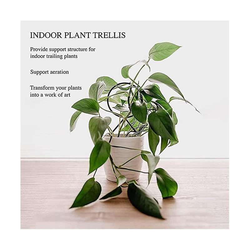 4 Pcs Small Plants Trellis for Potted Plants,small Trellis for Potted Plants,geometric Plant Suppor