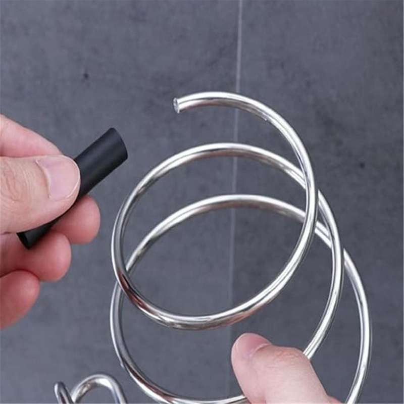 4 PCS Spiral Wall-Mounted Hair Dryer Storage Racks Stylist Tool Hair Dryer Organizer Hair Dryer Stor