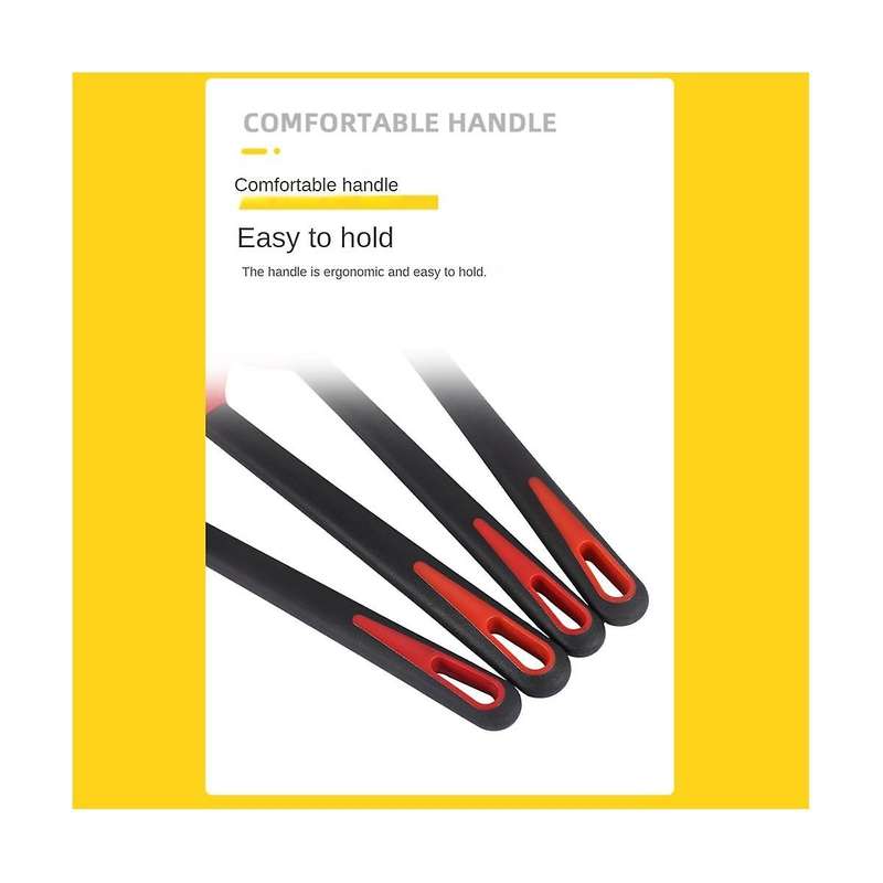 4 Pcs Silicone Spatulas for Cooking High Heat Resistant Scraper Commercial Baking Spatula for Kitche