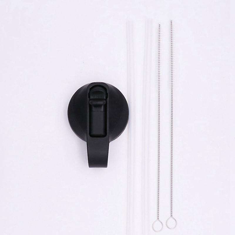4 Pcs Straw Lid Wide Mouth,32Oz and 40Oz Wide Mouth Straw Lid with Straws and Brush for Most Sports