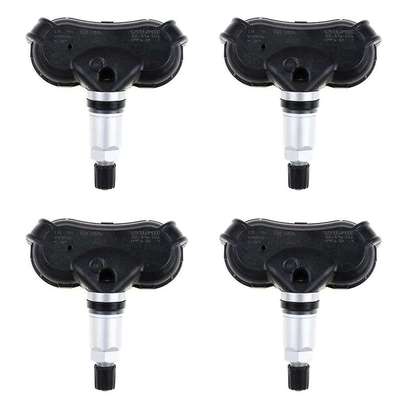 4 PCS TPMS Tire Pressure Sensors for Mohave I40 IX35 529333M000 52933-3M000