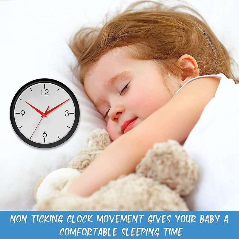 4 Pcs Wall Quartz Clock Movement DIY Mechanism Repair Parts Replacement with 6 Different Pairs Clock