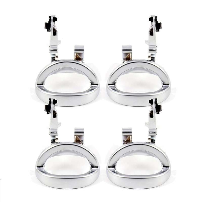 4 Pcs/Set Car Interior Door Handle for Nitro 2007-2011 68004828AA 68004829AA Door Handle Satin Chrom