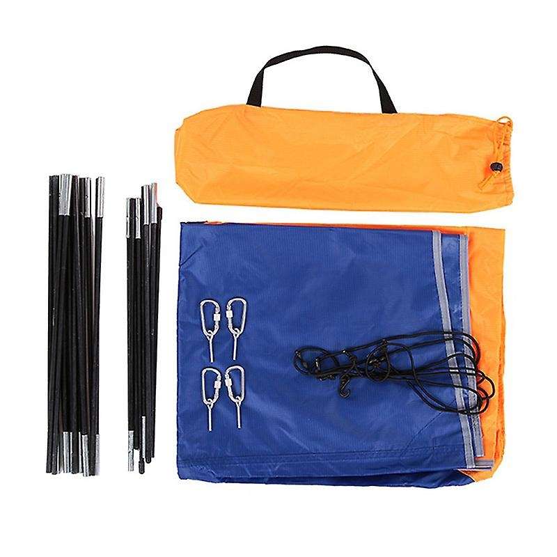 4 Person Inflatable Boat Sun Canopy Kayak Awning Top Cover Tent Fishing Boat Rain Sun Shade Shelter