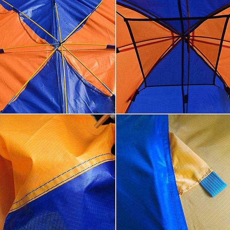 4 Person Inflatable Boat Sun Canopy Kayak Awning Top Cover Tent Fishing Boat Rain Sun Shade Shelter