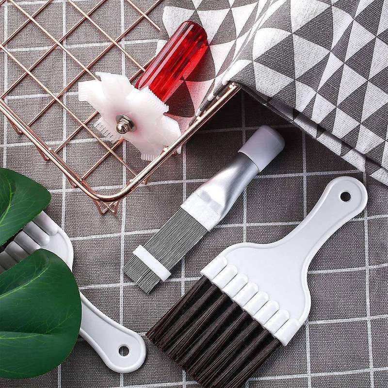 4 Pieces Air Conditioner Condenser Fin Cleaning Brush Ac Fin Comb Stainless Steel Refrigerator Fin