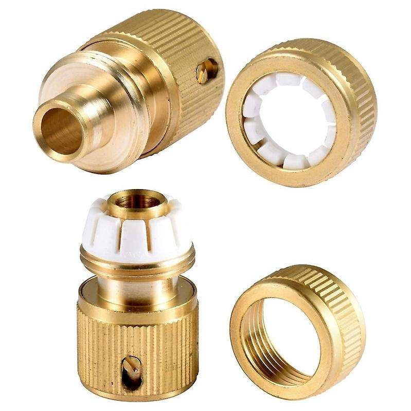 4 Pieces Garden Hose Tap Connector Hose Pipe Quick Connector