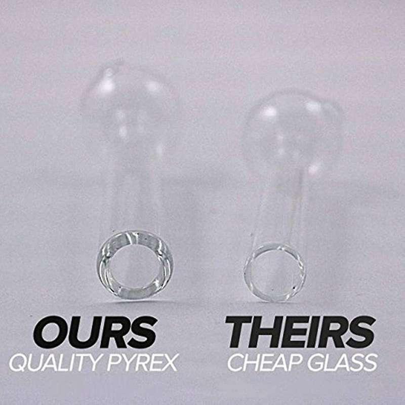 4 Pieces Of Manual Thick Oil Lamp with Anti-glass(transparent)