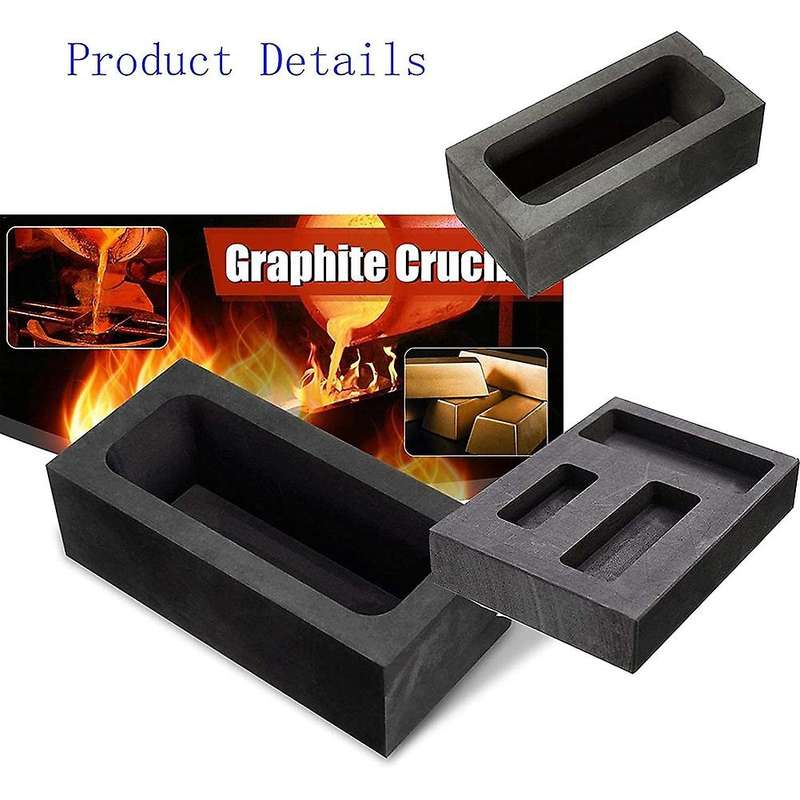 4 Pieces Graphite Embedded Mold Stirring Rod Set 5 in 1 Graphite Casting Mold Coin Combination Metal