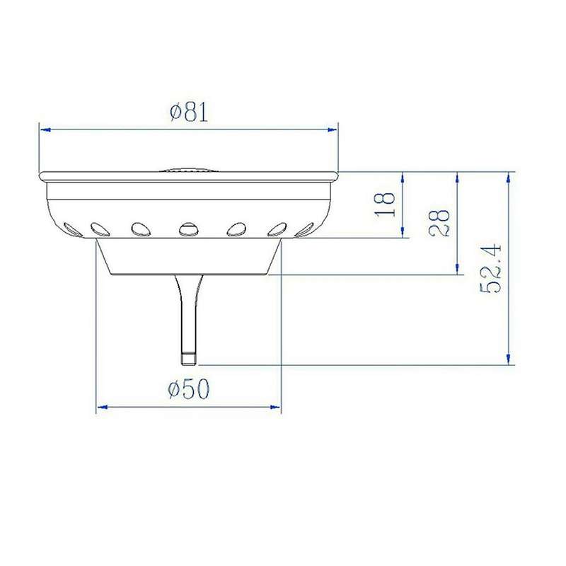 4 Pieces Of Drain Filter Sink Plug, Filter Water Sealing Umbrella, Kitchen Sink Plug Cover, Plug Se