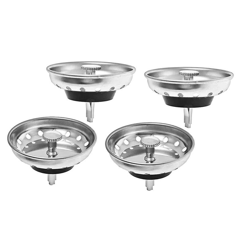 4 Pieces Of Drain Filter Sink Plug, Filter Water Sealing Umbrella, Kitchen Sink Plug Cover, Plug Se