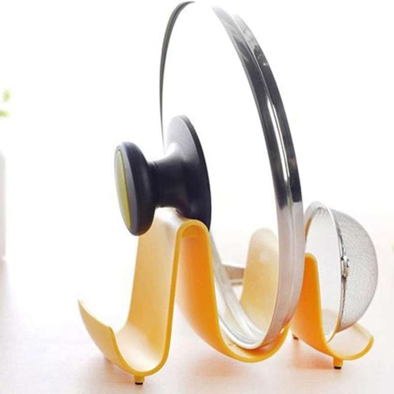 4 Pieces Of Pot Lid Holder Pot Lid Holder Pot Lid Storage Rack Suitable for Home Kitchen